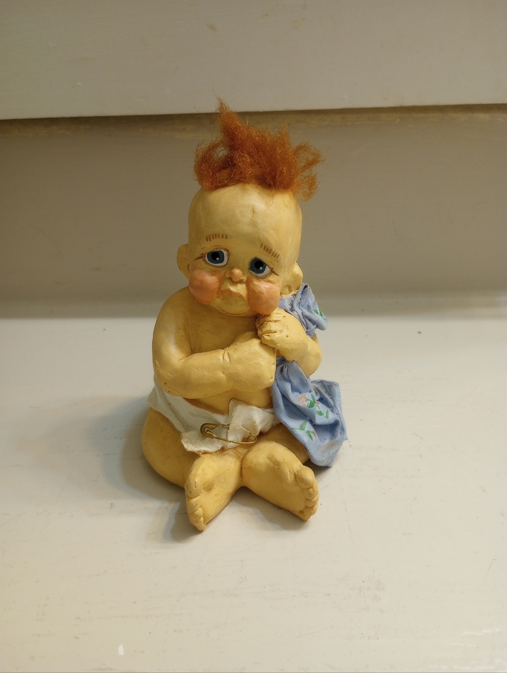 Cast Art Vintage Cradlerock 1993 Hand Painted Figurine